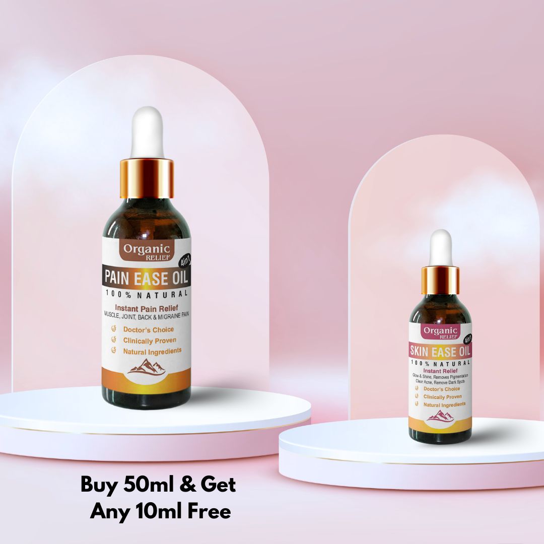 Pain Ease Oil 4in1 - Instant Relief for Joint, Muscle, Back & Migraine Pain